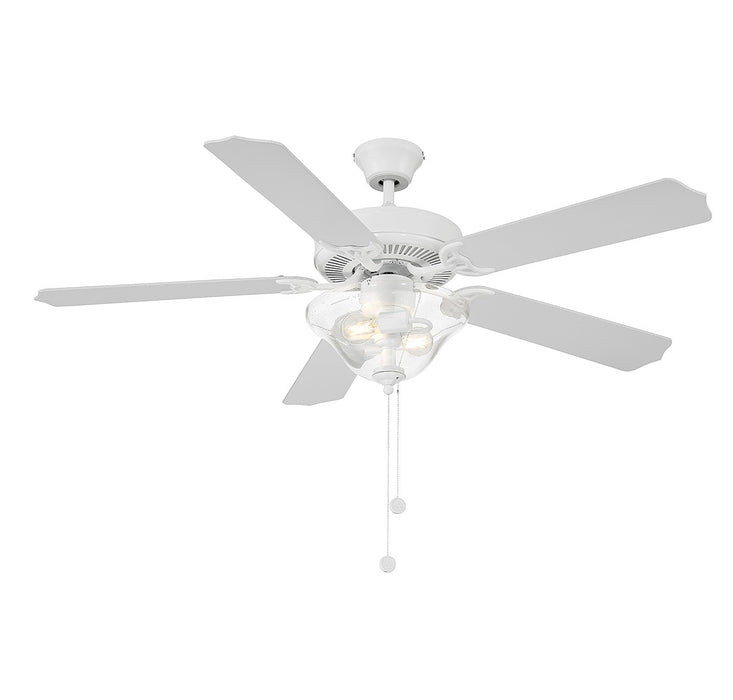 Meridian M2019WHRV 52" Ceiling Fan, Bisque White