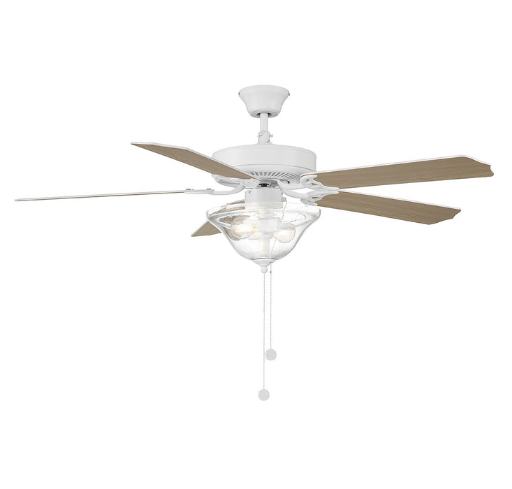 Meridian M2019WHRV 52" Ceiling Fan, Bisque White