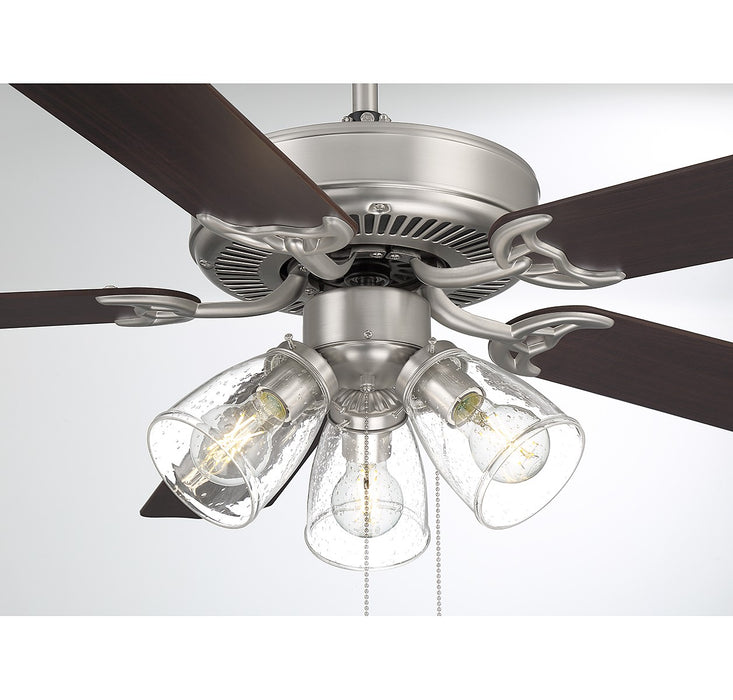 Meridian M2022BNRV 52" Ceiling Fan, Brushed Nickel