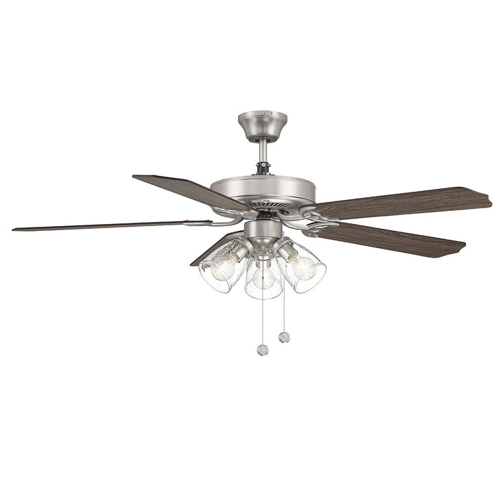 Meridian M2022BNRV 52" Ceiling Fan, Brushed Nickel