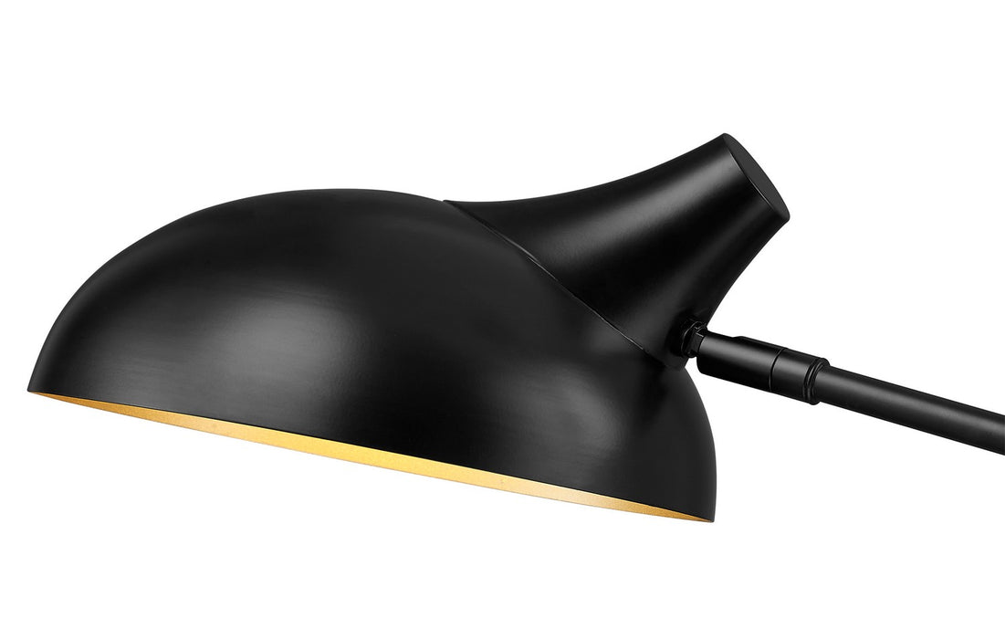 Z-Lite 1942-2L-MB Two Light Linear Chandelier, Matte Black
