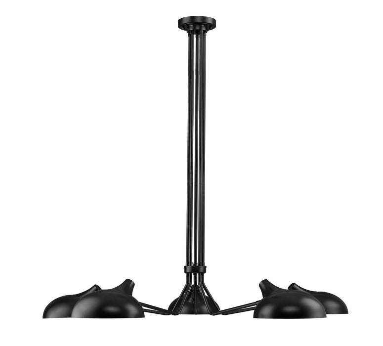 Z-Lite 1942-5MB Five Light Chandelier, Matte Black