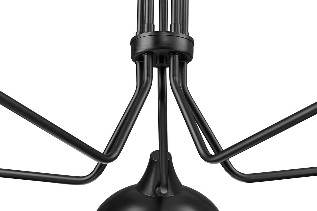 Z-Lite 1942-5MB Five Light Chandelier, Matte Black