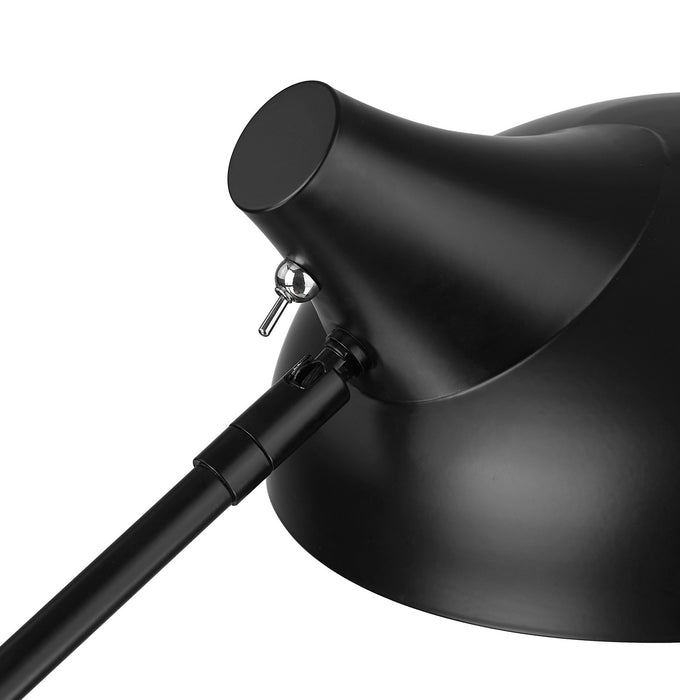 Z-Lite 1942FL-MB One Light Floor Lamp, Matte Black
