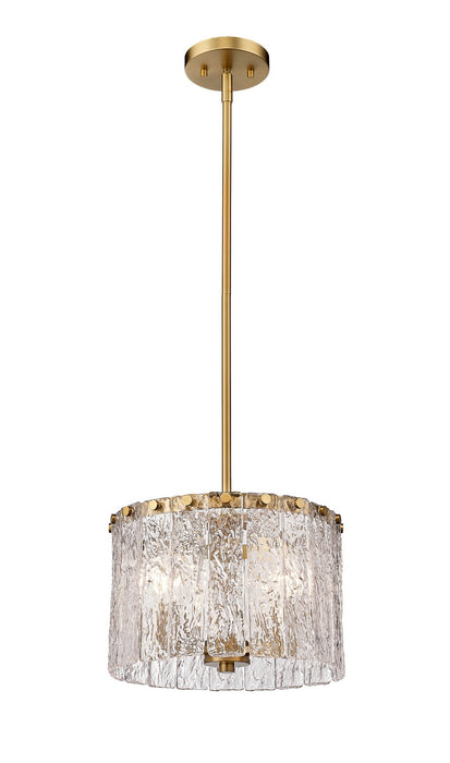 Z-Lite 1943P12-MGLD Three Light Pendant, Modern Gold