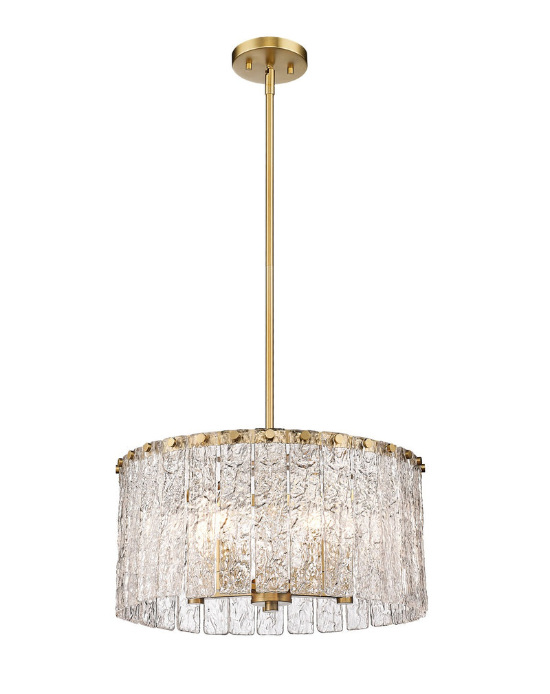 Z-Lite 1943P18-MGLD Five Light Pendant, Modern Gold