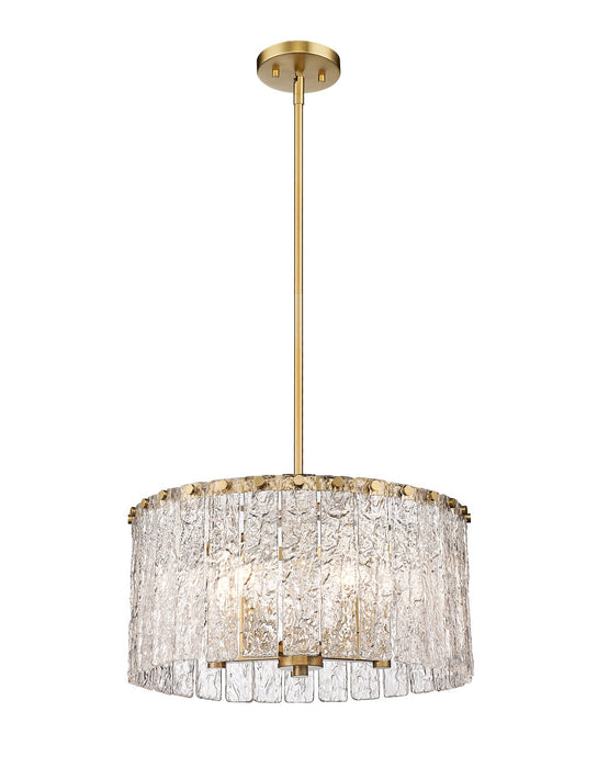 Z-Lite 1943P18-MGLD Five Light Pendant, Modern Gold