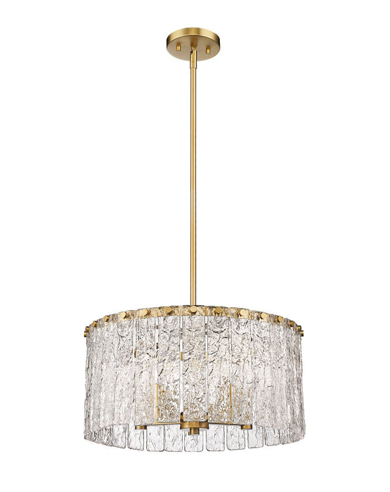 Z-Lite 1943P18-MGLD Five Light Pendant, Modern Gold
