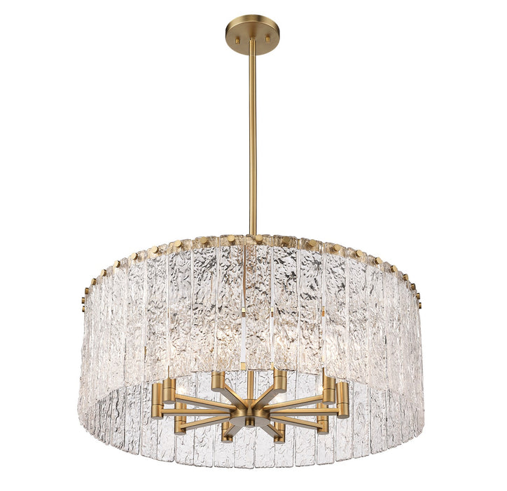 Z-Lite 1943P26-MGLD Ten Light Chandelier, Modern Gold