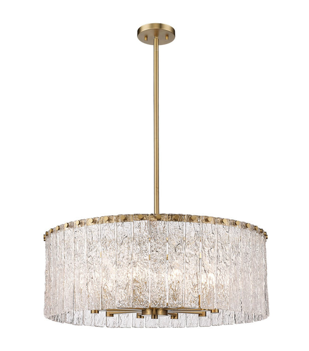 Z-Lite 1943P26-MGLD Ten Light Chandelier, Modern Gold