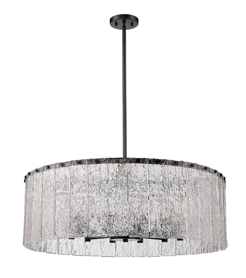 Z-Lite 1943P32-MB 12 Light Chandelier, Matte Black