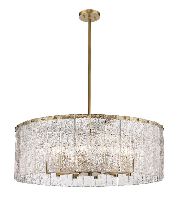 Z-Lite 1943P32-MGLD 12 Light Chandelier, Modern Gold