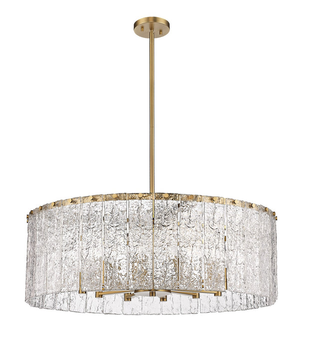 Z-Lite 1943P32-MGLD 12 Light Chandelier, Modern Gold