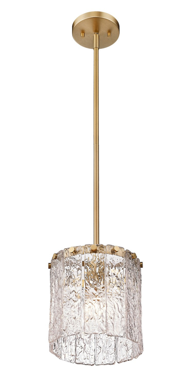Z-Lite 1943P8-MGLD One Light Pendant, Modern Gold