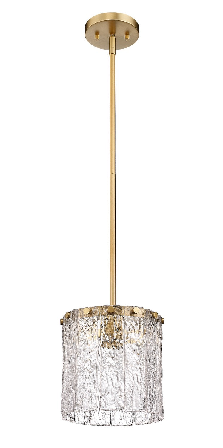 Z-Lite 1943P8-MGLD One Light Pendant, Modern Gold