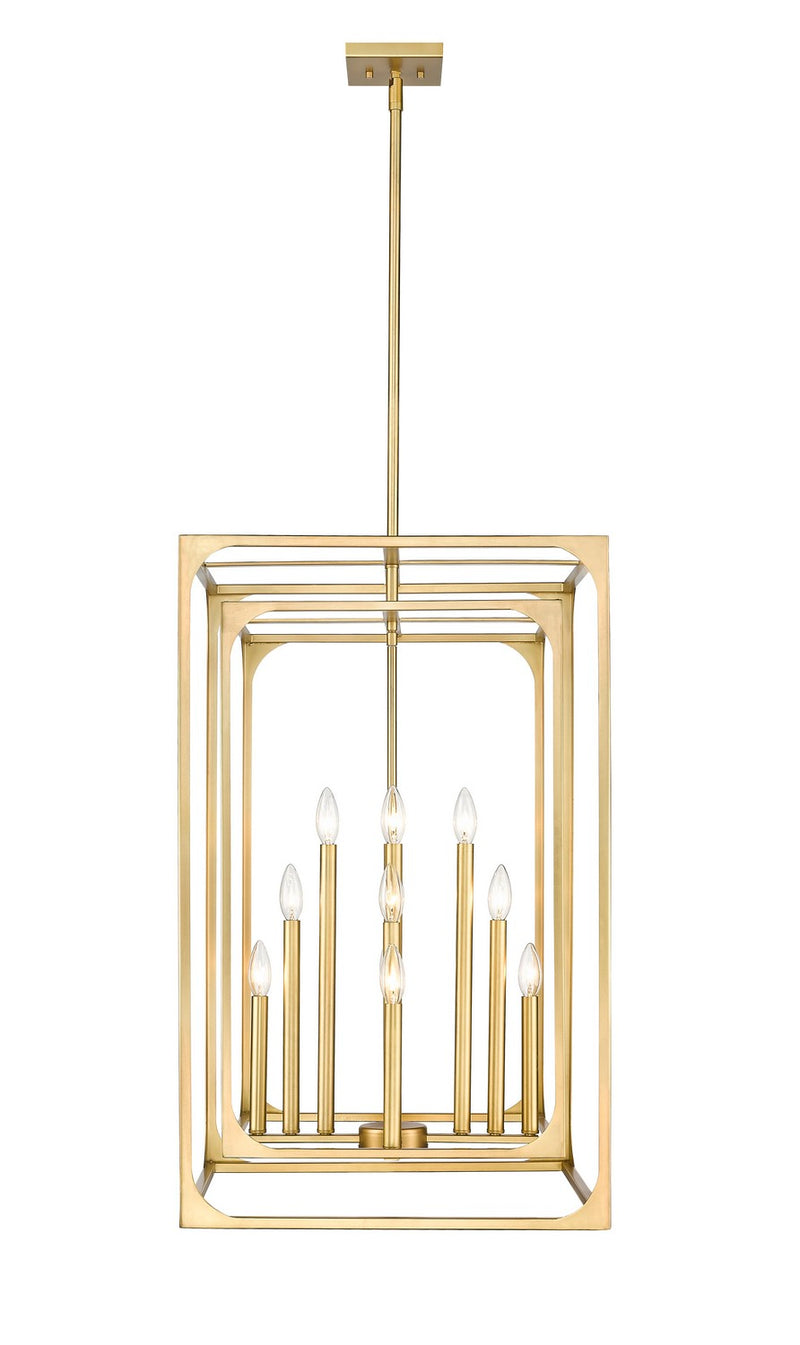 Z-Lite 3038-12RB 12 Light Chandelier, Rubbed Brass