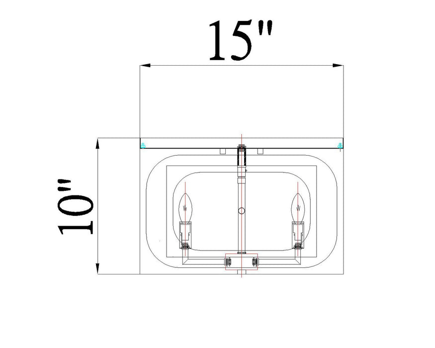 Z-Lite 3038F-RB Four Light Flush Mount, Rubbed Brass