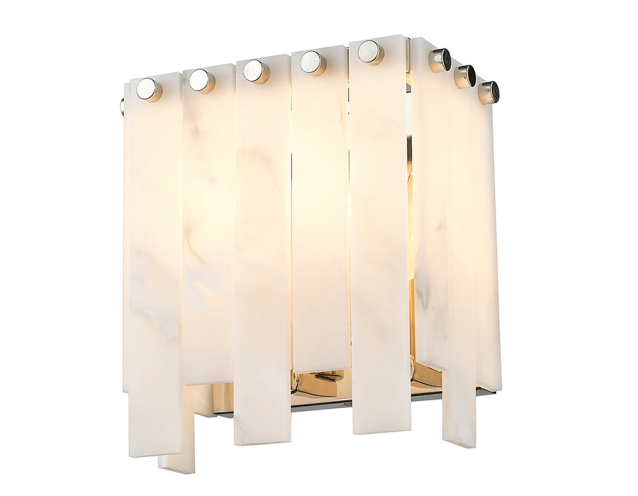 Z-Lite 345-2S-PN Two Light Wall Sconce, Polished Nickel