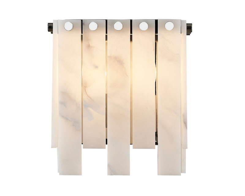 Z-Lite 345-2S-PN Two Light Wall Sconce, Polished Nickel