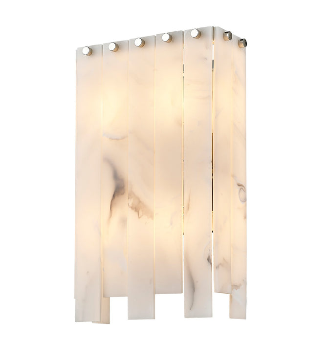 Z-Lite 345-4S-PN Four Light Wall Sconce, Polished Nickel