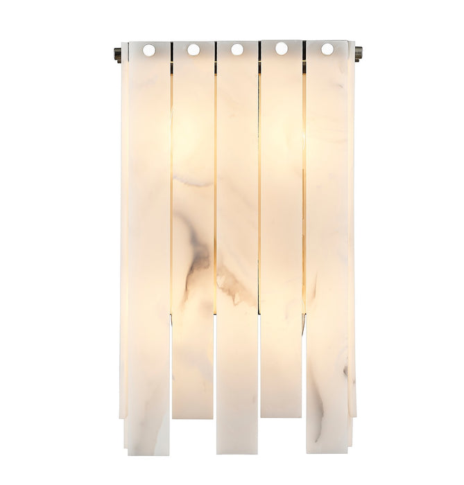 Z-Lite 345-4S-PN Four Light Wall Sconce, Polished Nickel