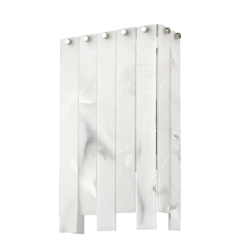 Z-Lite 345-4S-PN Four Light Wall Sconce, Polished Nickel