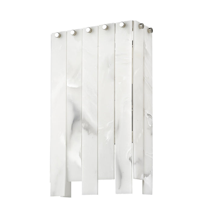 Z-Lite 345-4S-PN Four Light Wall Sconce, Polished Nickel