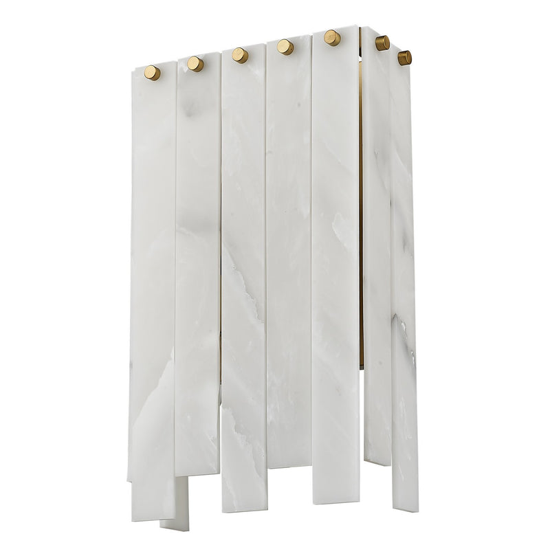 Z-Lite 345-4S-RB Four Light Wall Sconce, Rubbed Brass