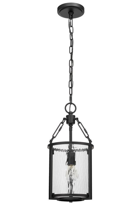 Z-Lite 346P8-MB One Light Pendant, Matte Black