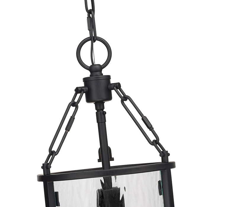 Z-Lite 346P8-MB One Light Pendant, Matte Black