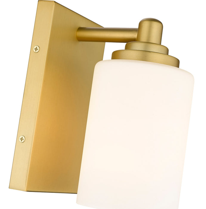 Z-Lite 485-1S-BG One Light Wall Sconce, Brushed Gold