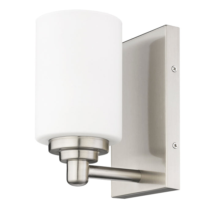 Z-Lite 485-1S-BN One Light Wall Sconce, Brushed Nickel