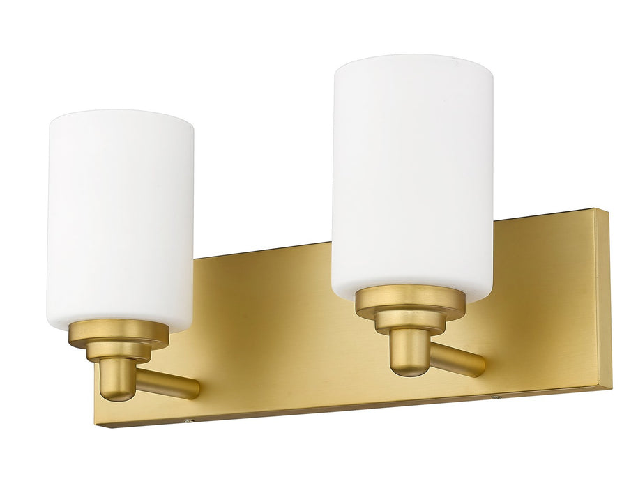 Z-Lite 485-2V-BG Two Light Vanity, Brushed Gold