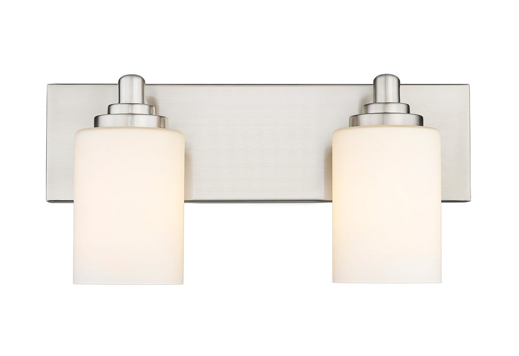 Z-Lite 485-2V-BN Two Light Vanity, Brushed Nickel