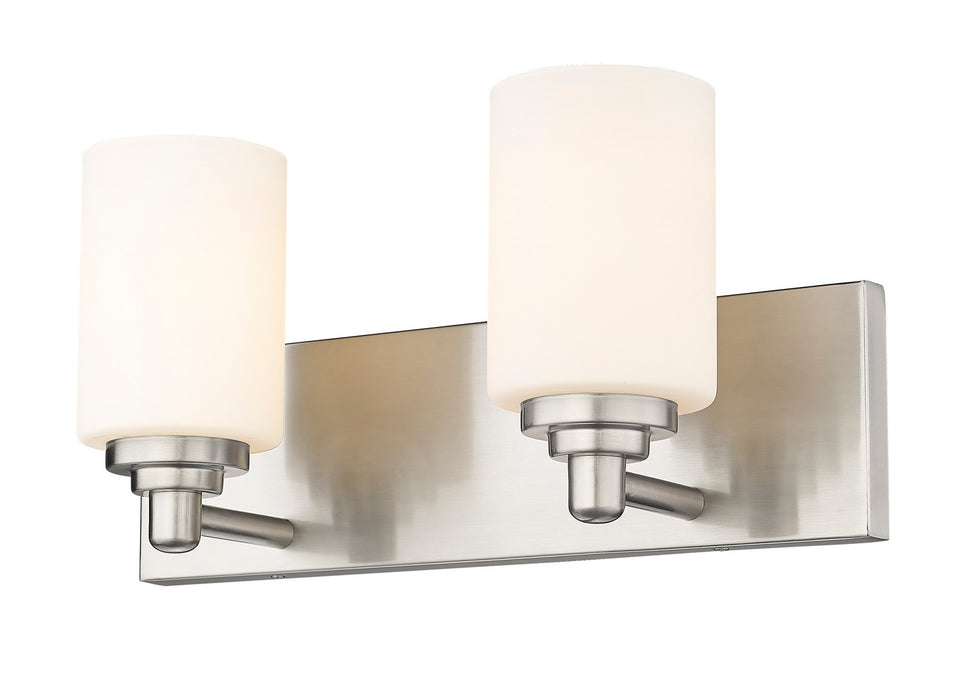 Z-Lite 485-2V-BN Two Light Vanity, Brushed Nickel