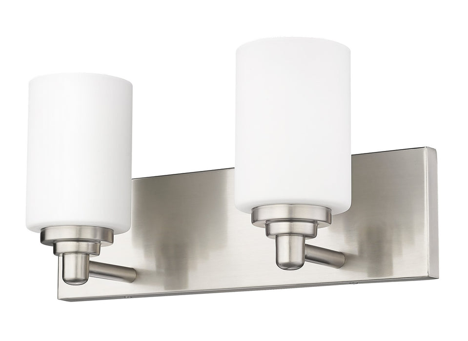 Z-Lite 485-2V-BN Two Light Vanity, Brushed Nickel