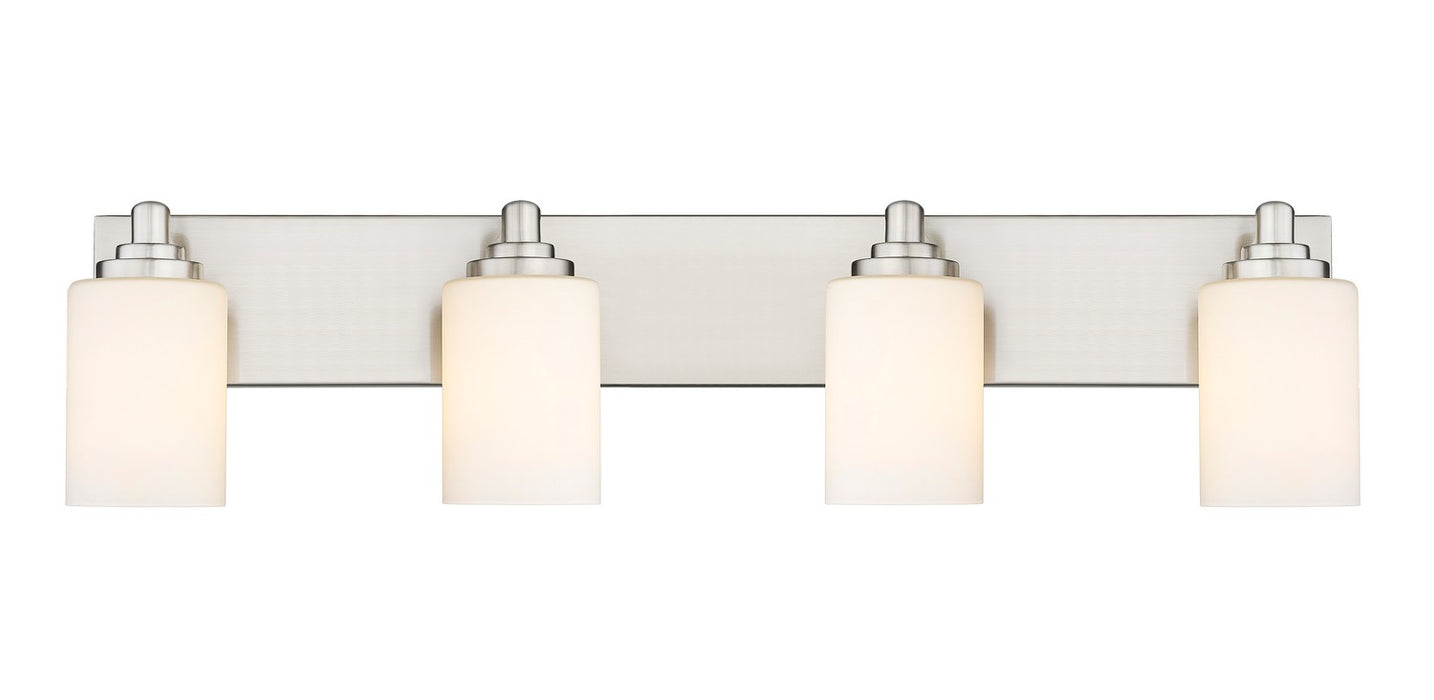 Z-Lite 485-4V-BN Four Light Vanity, Brushed Nickel