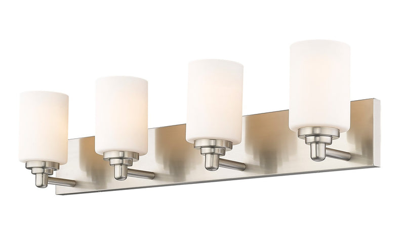 Z-Lite 485-4V-BN Four Light Vanity, Brushed Nickel