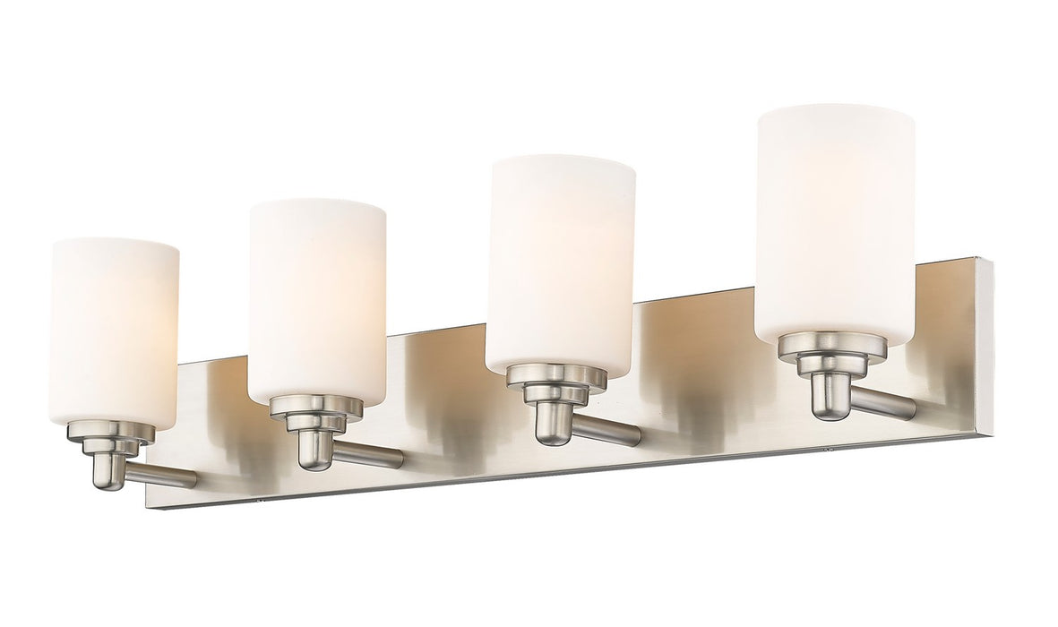 Z-Lite 485-4V-BN Four Light Vanity, Brushed Nickel