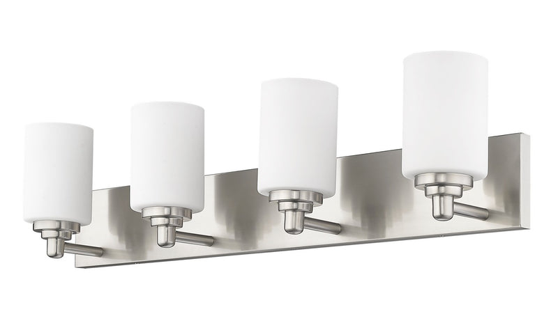 Z-Lite 485-4V-BN Four Light Vanity, Brushed Nickel