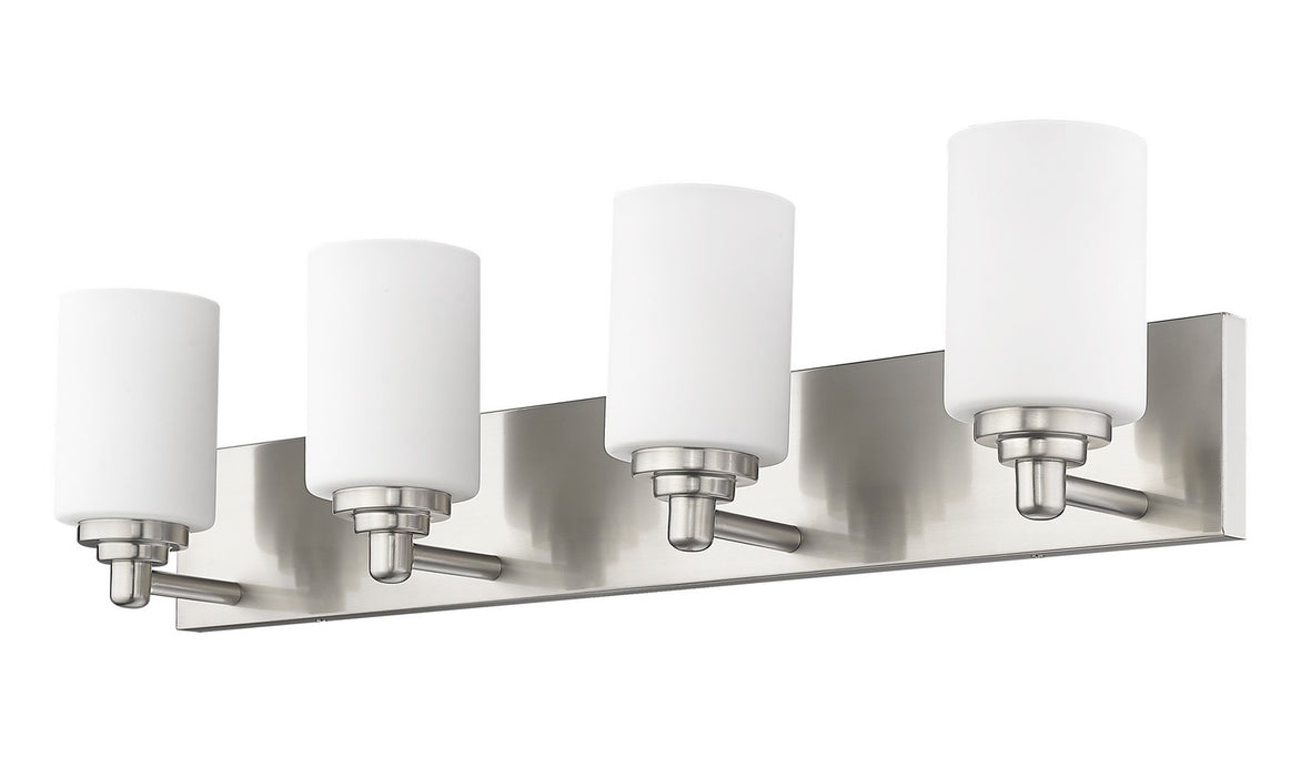 Z-Lite 485-4V-BN Four Light Vanity, Brushed Nickel