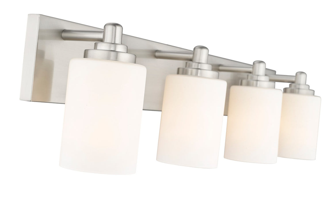 Z-Lite 485-4V-BN Four Light Vanity, Brushed Nickel