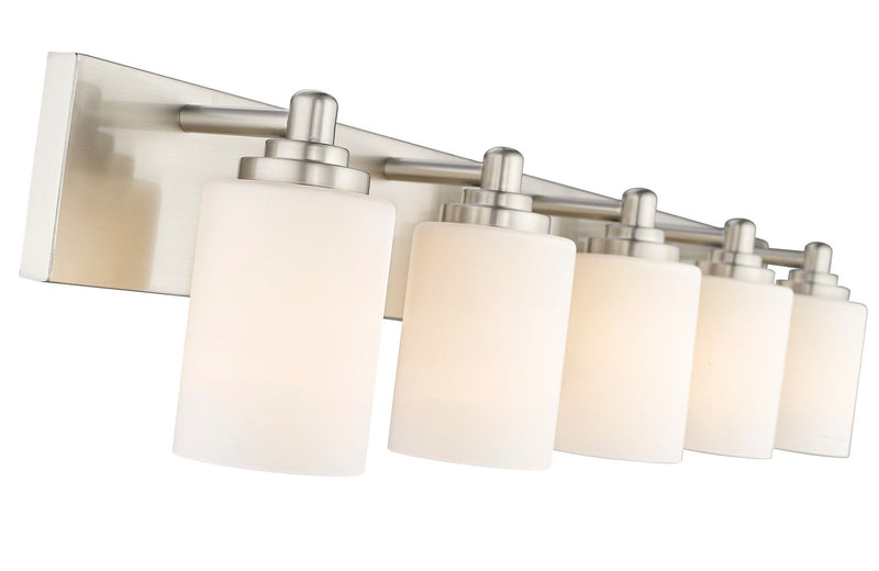 Z-Lite 485-5V-BN Five Light Vanity, Brushed Nickel
