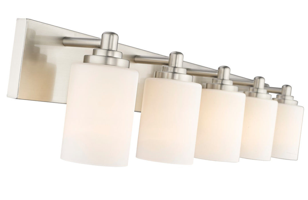 Z-Lite 485-5V-BN Five Light Vanity, Brushed Nickel