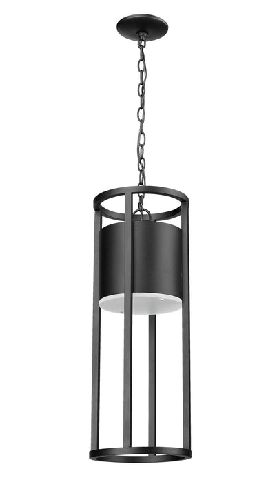 Z-Lite 517CHB-BK-LED LED Outdoor Chain Mount Ceiling Fixture, Black