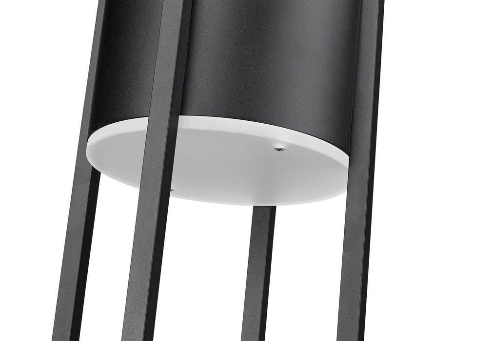 Z-Lite 517CHB-BK-LED LED Outdoor Chain Mount Ceiling Fixture, Black