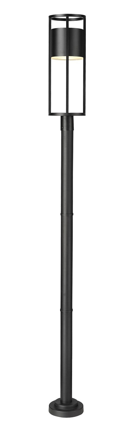 Z-Lite 517PHB-567P-BK-LED LED Outdoor Post Moun Fixture, Black