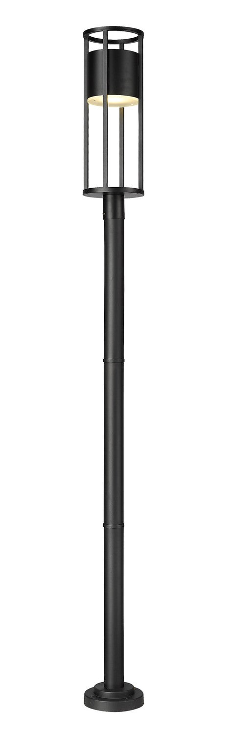 Z-Lite 517PHB-567P-BK-LED LED Outdoor Post Moun Fixture, Black