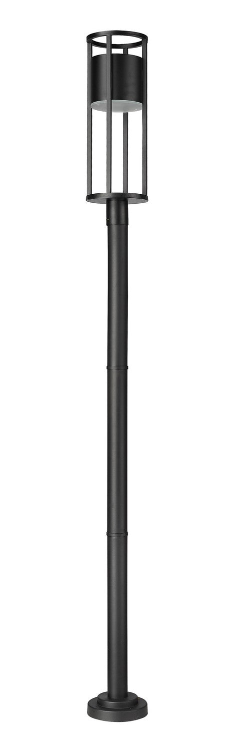 Z-Lite 517PHB-567P-BK-LED LED Outdoor Post Moun Fixture, Black