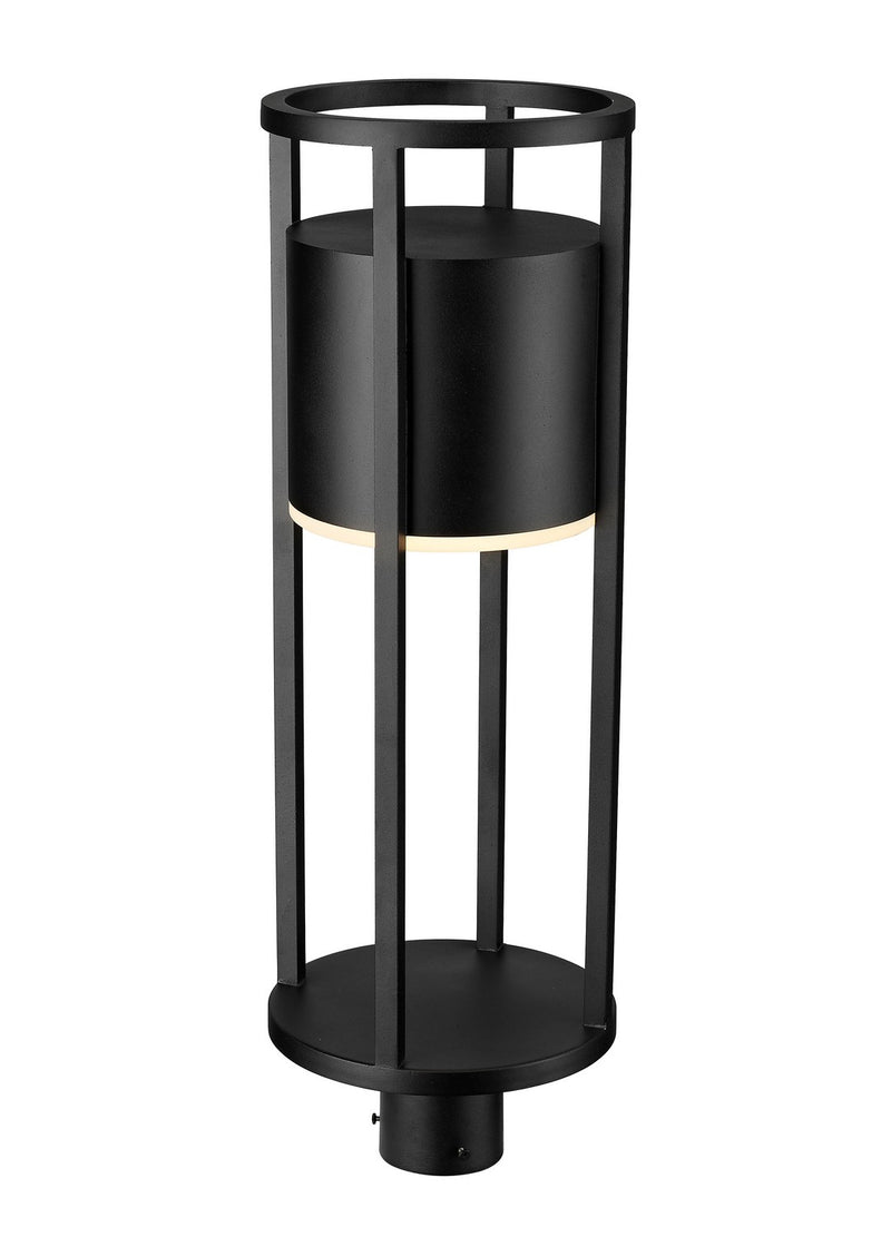 Z-Lite 517PHB-BK-LED LED Outdoor Post Moun Fixture, Black